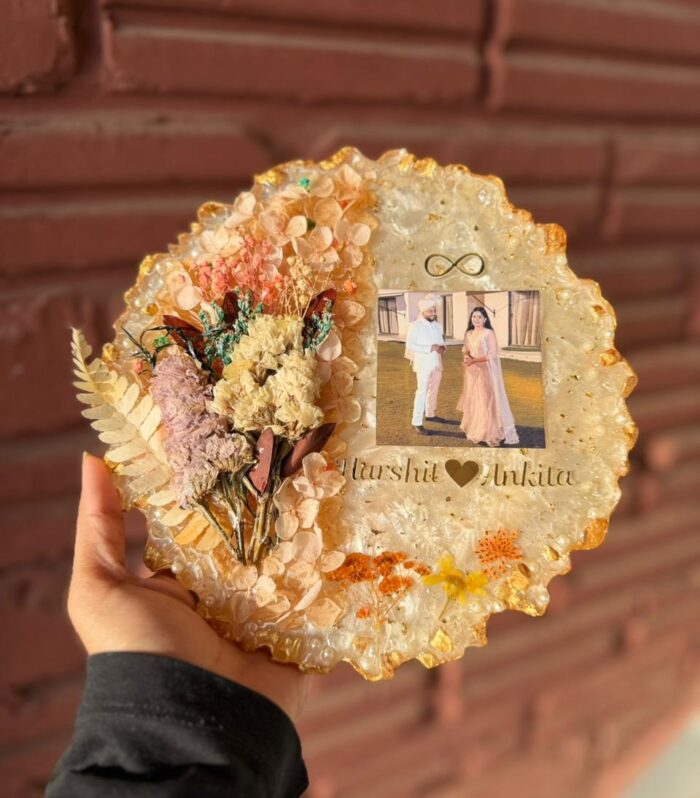 Resin photo frame