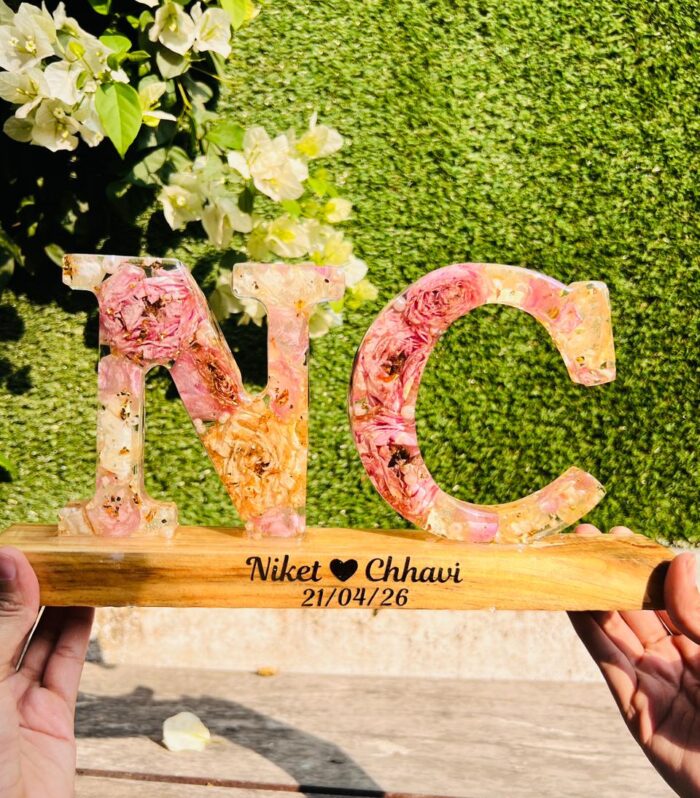 Resin Beautiful Name Stand