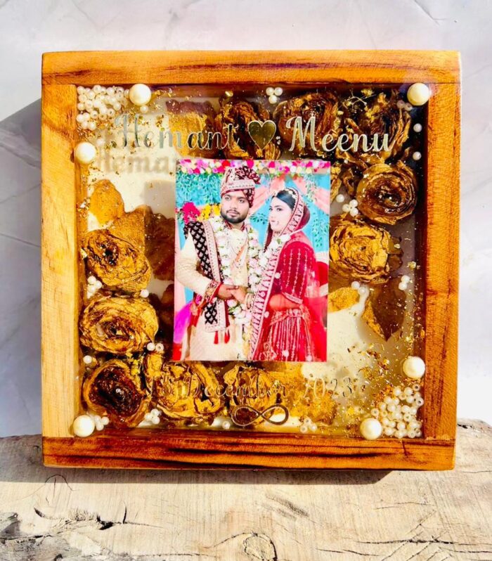Resin Beautiful Handmade Photo Frame