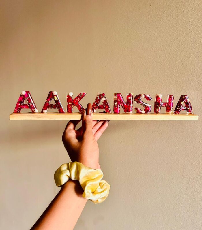 Resin Beautiful Name Stand