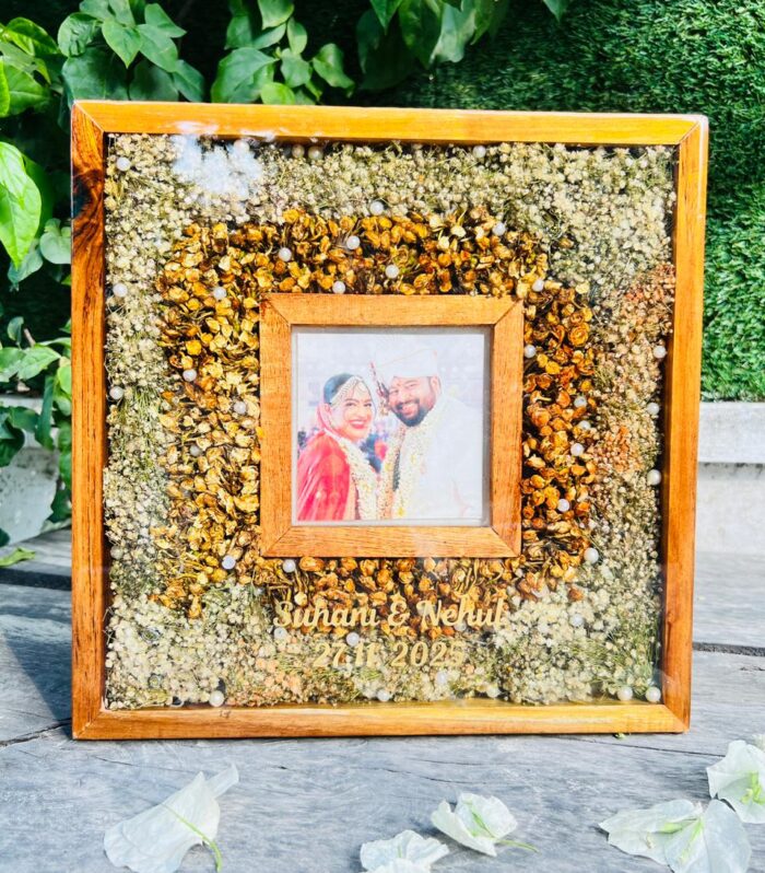 Resin Beautiful Handmade Photo Frame